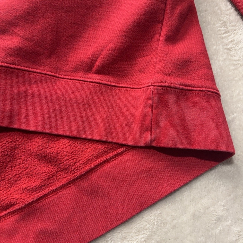 Cor Jesu Big Cotton Sweatshirt Mens M Red Crewneck Embroidered Spellout Pullover - Picture 6 of 12